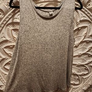 Old Navy Luxe Heather Gray Tank Top